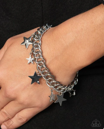 Cosmic Contemporary Silver Bracelet