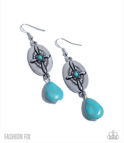 Authentic Arrangement Blue Earring