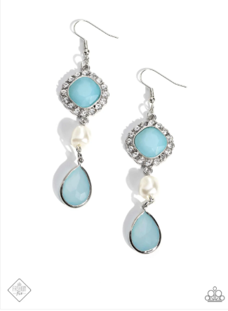 European Energy Blue Earrings
