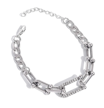 Boosted Bling White Bracelet