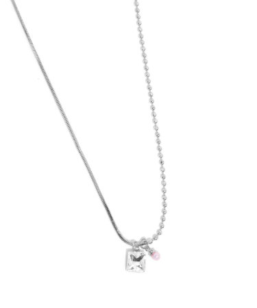 Chic Comparison Pink Necklace