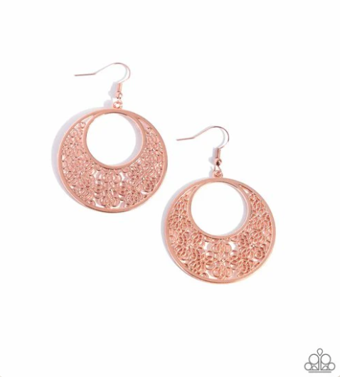 Mandala Paradise Copper Earring