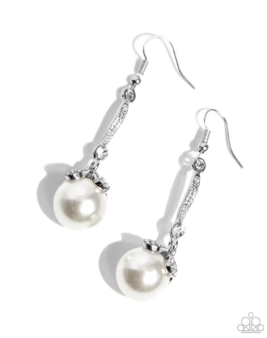 Royalty Rarity White Earrings