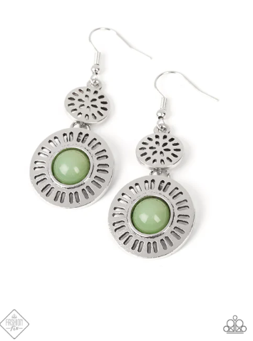 Ocean Orchard Green Earring