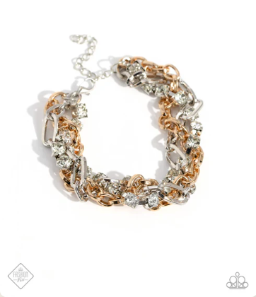 Two-Tone Taste Multi Bracelet