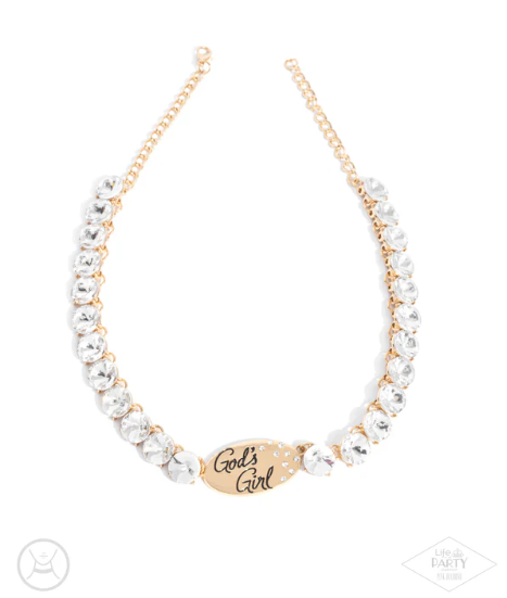 God's Girl Gold Choker
