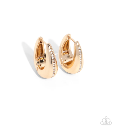 Executive Mansion Gold Earrings