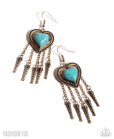 Besotted Badlands Gold Earrings