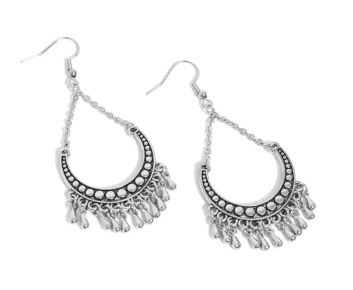 Melodic Moons Silver Earring
