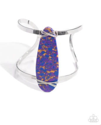 Spotted a Mile Away Purple Bracelet