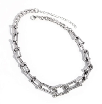 Adorably Amped Up White Necklace
