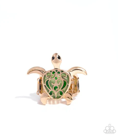Tailored Turtle Gold Ring