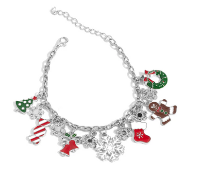 Christmas Cascade Multi Bracelet