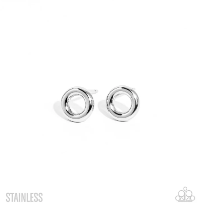 Round Table Radiance Silver Post Earring