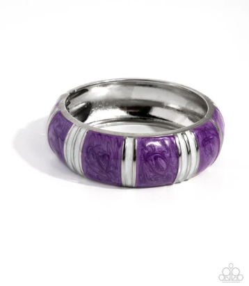 Pearly Persistence Purple Bracelet