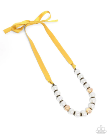 Exclusive Ease Yellow Necklace