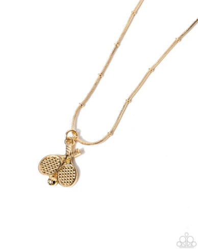 Adorable Ace Gold Necklace