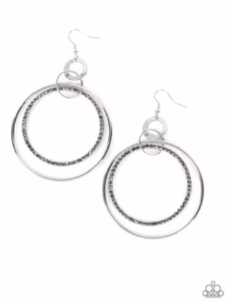 Haute Hysteria Silver Earrings