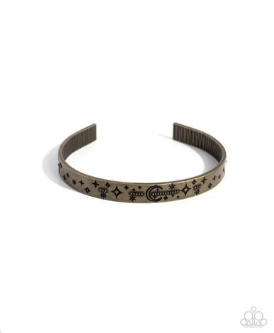 Celestial Captain Brass Bracelet