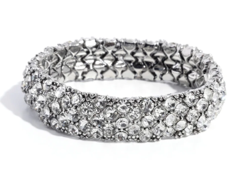 Prismatic Perspective White Bracelet