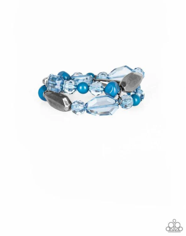 Rockin Rock Candy Blue Bracelet