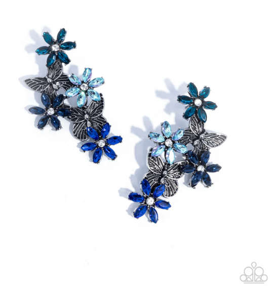 Aerial Award Blue Post Earring