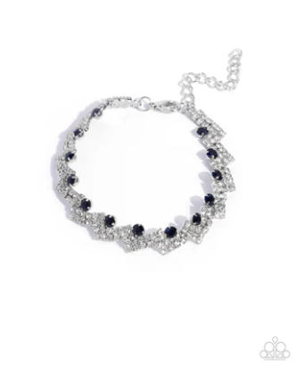 Fateful Finish Blue Bracelet