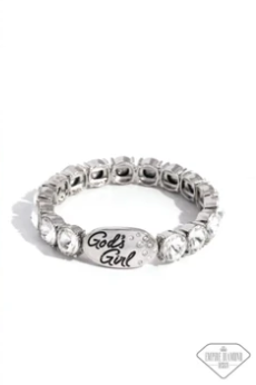 God's Grace White Bracelet