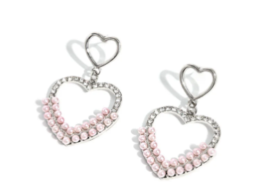 Dangling Damsel Pink Post Earring