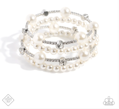 Adorably Amiable White Bracelet