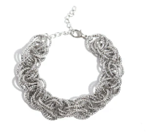 Audible Shimmer Silver Bracelet