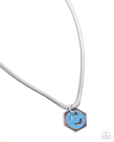 Celestial Catwalk Blue Necklace