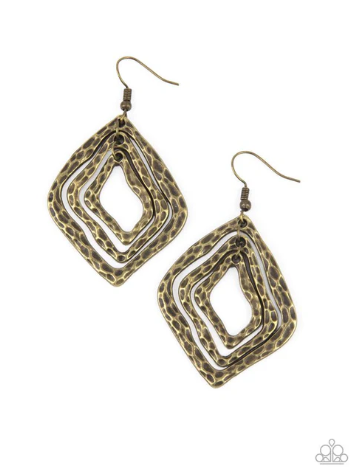 Primitive Performance Brass Earring