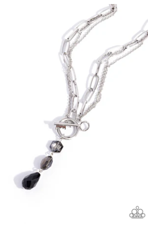 Cultivated Chains Black Necklace