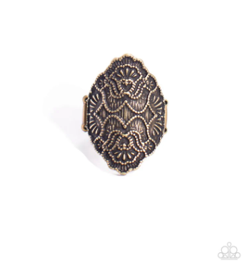 Opulent Opera Brass Ring