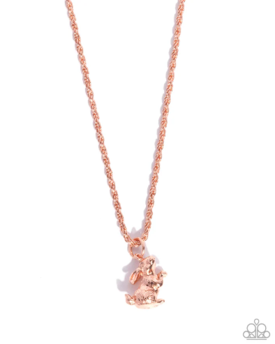 Pet Rabbit Copper Necklace