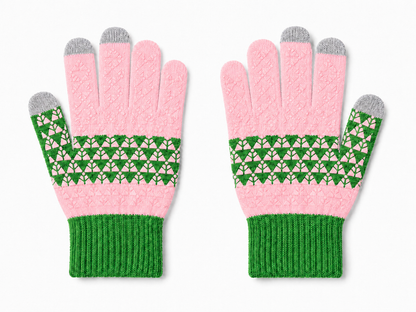 Alpha Kappa Alpha Touchscreen Knit Gloves