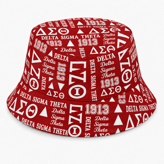 Delta Sigma Theta All-Over-Print Bucket Hat