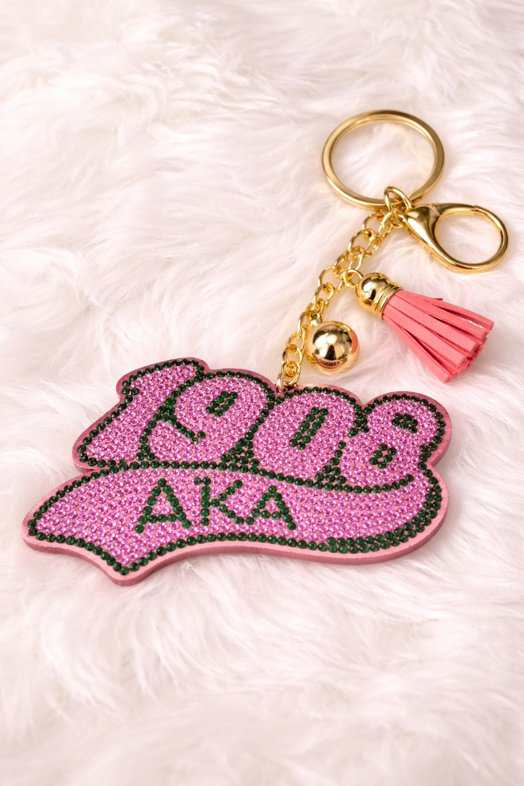 Alpha Kappa Alpha Rhinestone Keychain – Pretty Girl Glam