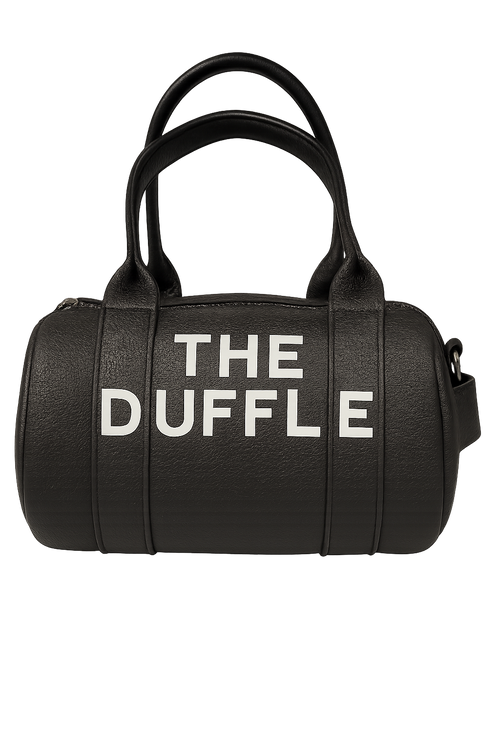 “THE DUFFLE” Mini Barrel Bag — Black Edition