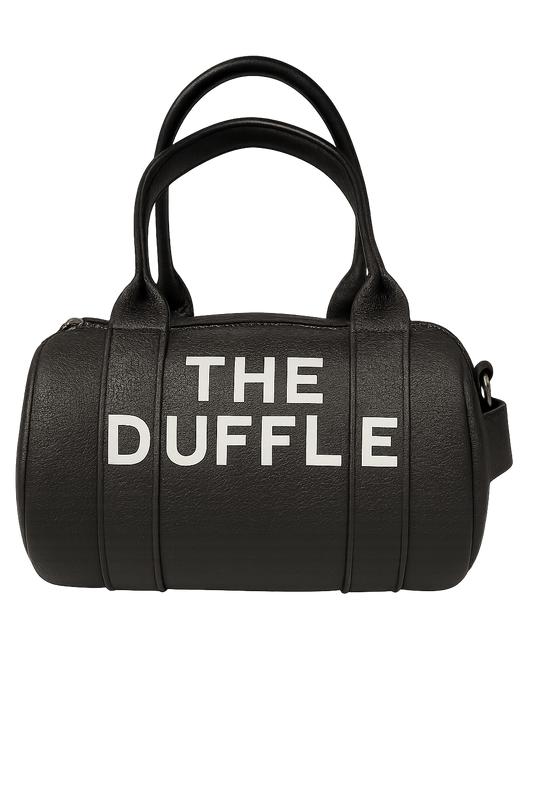 “THE DUFFLE” Mini Barrel Bag — Black Edition
