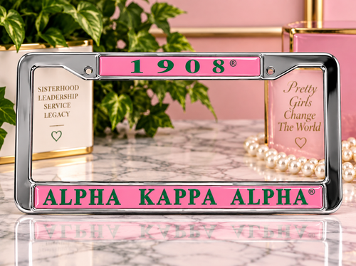Alpha Kappa Alpha 1908 License Plate Frame