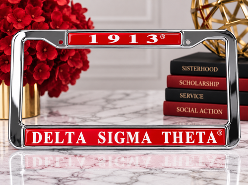 Delta Sigma Theta 1913 License Plate Frame