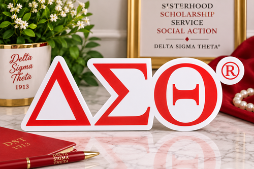 Delta Sigma Theta® Greek Letter Magnet