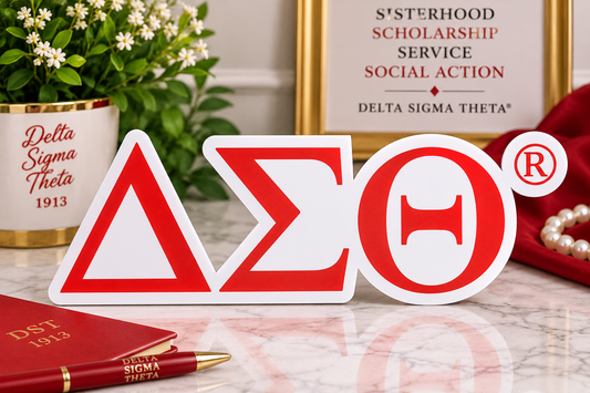 Delta Sigma Theta® Greek Letter Magnet