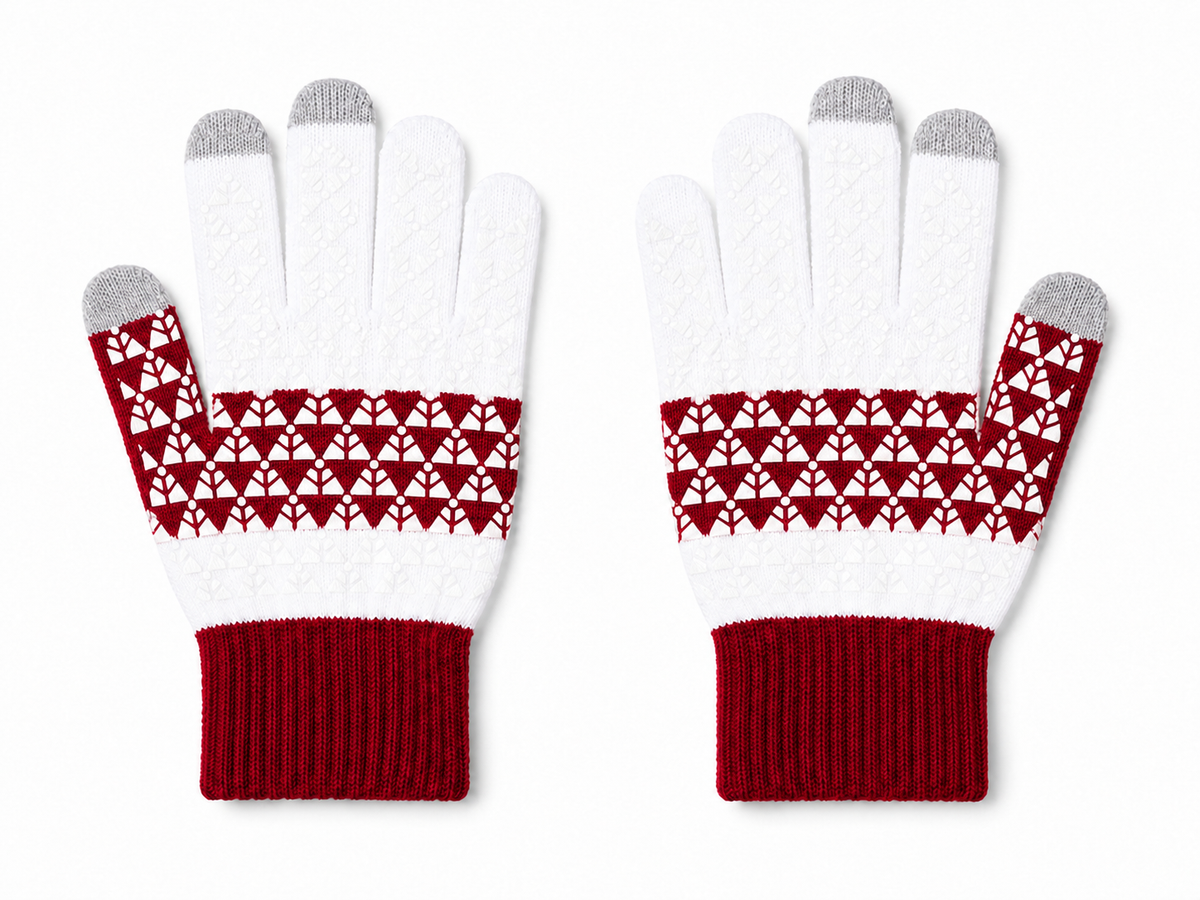 Delta Sigma Theta Touchscreen Knit Gloves
