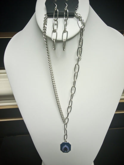 Hexagonal Hallmark - blue