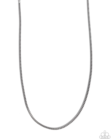 Boxing Beginning Silver Men's Necklace