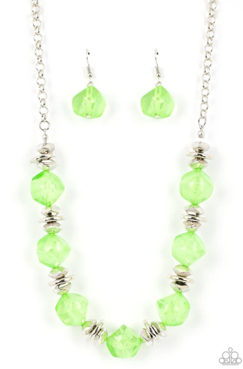 Island Ice Green Necklace