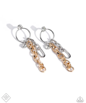 Two-Tone Trendsetter Multi Earrings